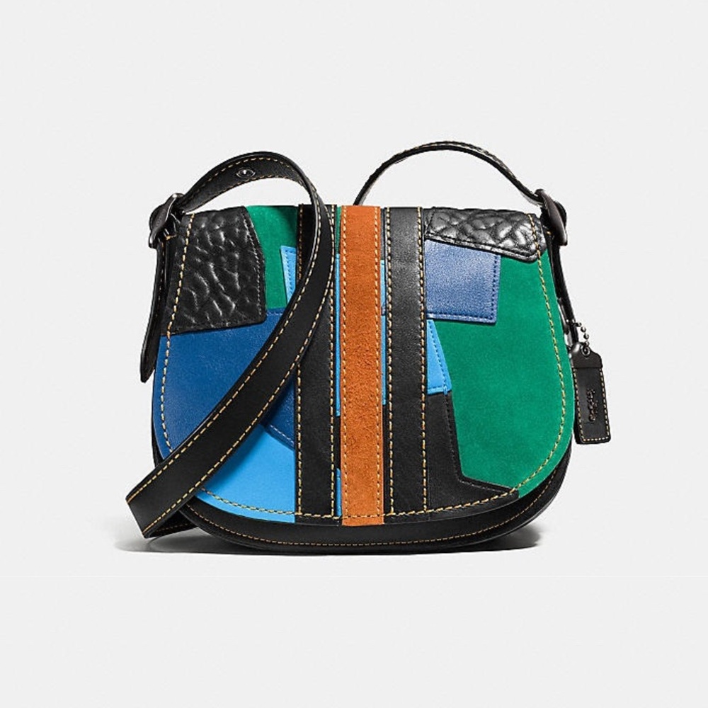 COACH Upcrafted Patchwork Saddle 23